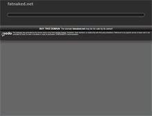 Tablet Screenshot of fatnaked.net